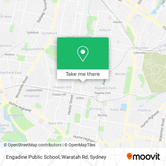 Engadine Public School, Waratah Rd map