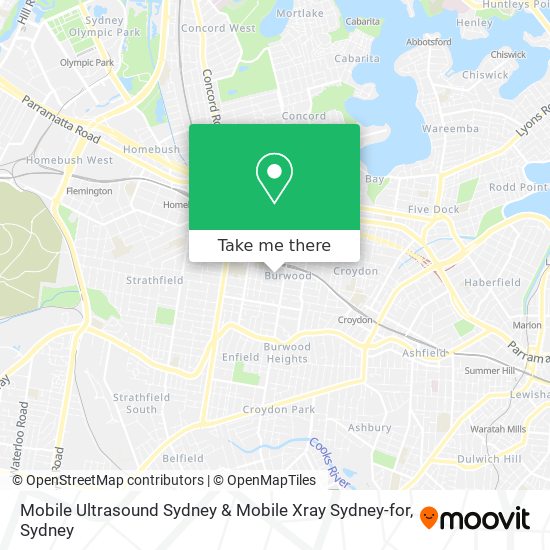 Mobile Ultrasound Sydney & Mobile Xray Sydney-for map