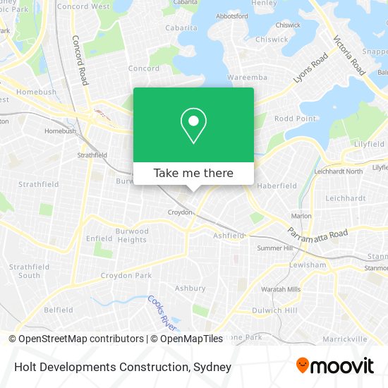 Mapa Holt Developments Construction