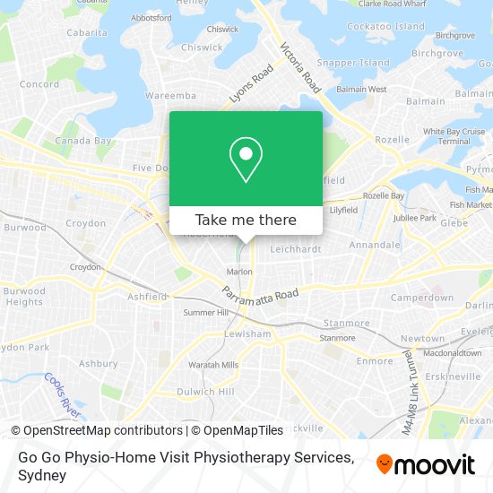 Go Go Physio-Home Visit Physiotherapy Services map