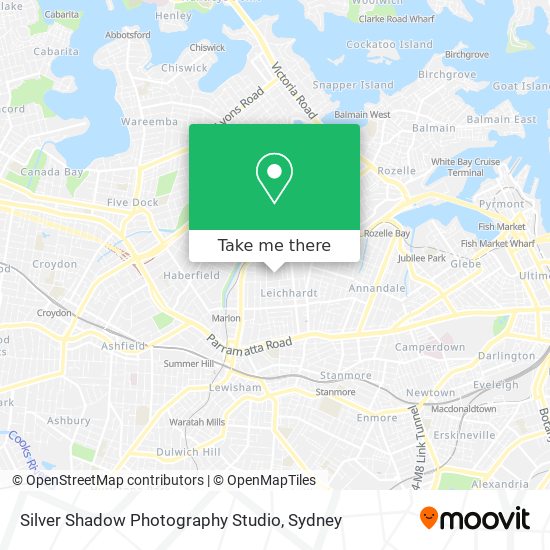 Mapa Silver Shadow Photography Studio