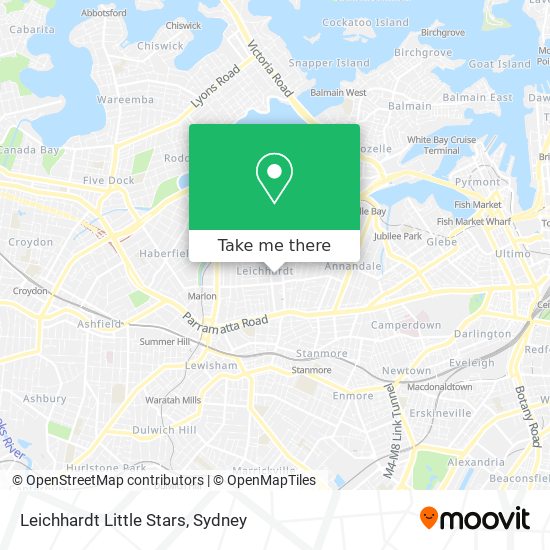 Leichhardt Little Stars map