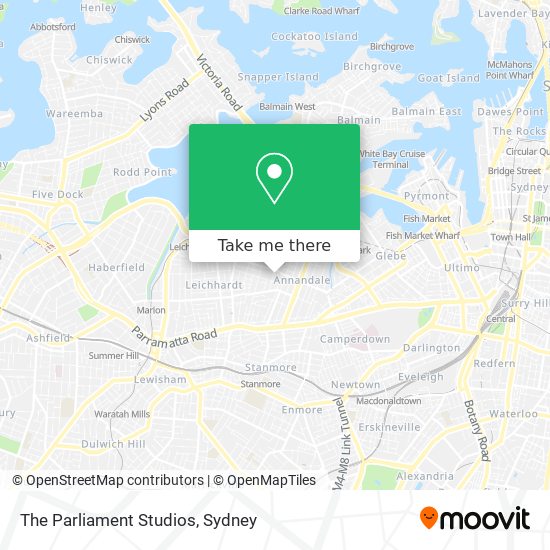 Mapa The Parliament Studios