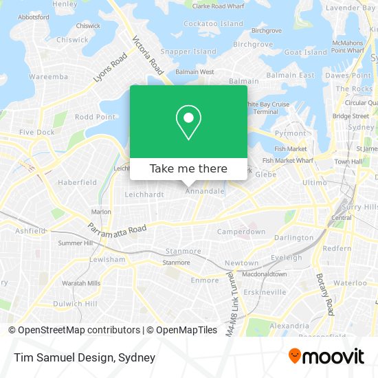 Mapa Tim Samuel Design