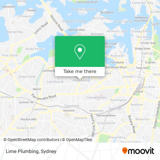 Lime Plumbing map