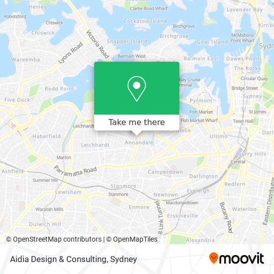 Aidia Design & Consulting map