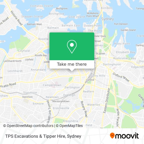TPS Excavations & Tipper Hire map