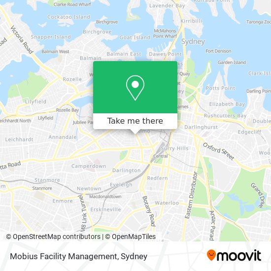 Mapa Mobius Facility Management