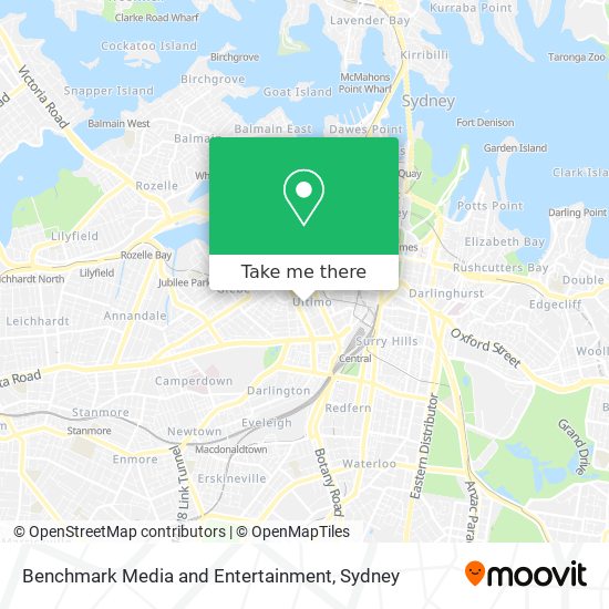 Benchmark Media and Entertainment map