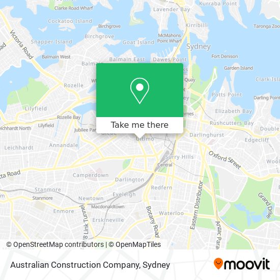 Mapa Australian Construction Company