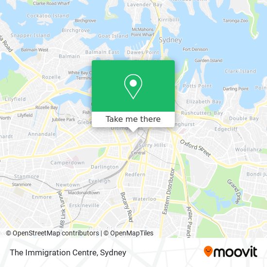 The Immigration Centre map