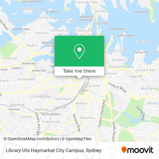 Library-Uts Haymarket City Campus map