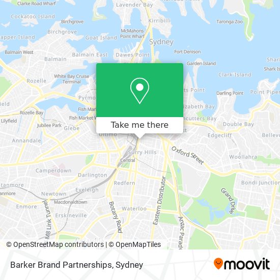 Barker Brand Partnerships map