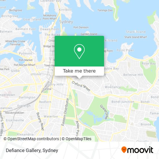 Defiance Gallery map