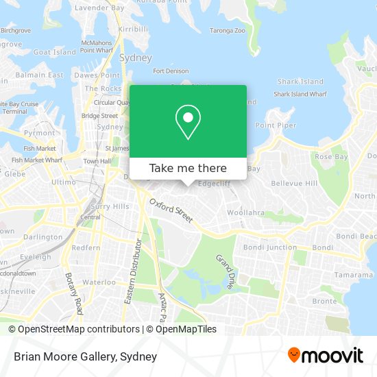 Brian Moore Gallery map