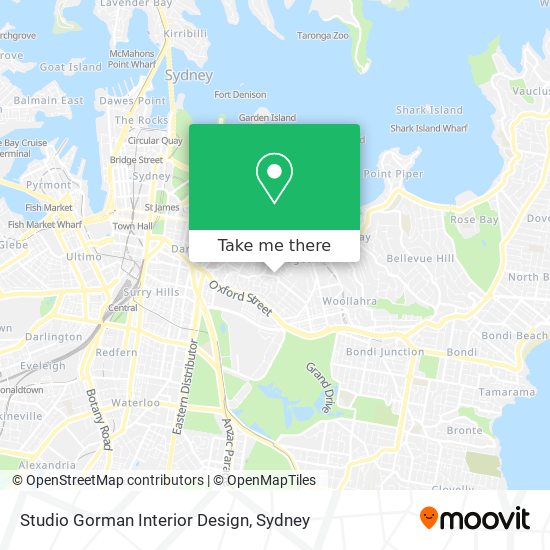 Studio Gorman Interior Design map