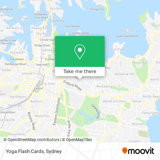 Yoga Flash Cards map