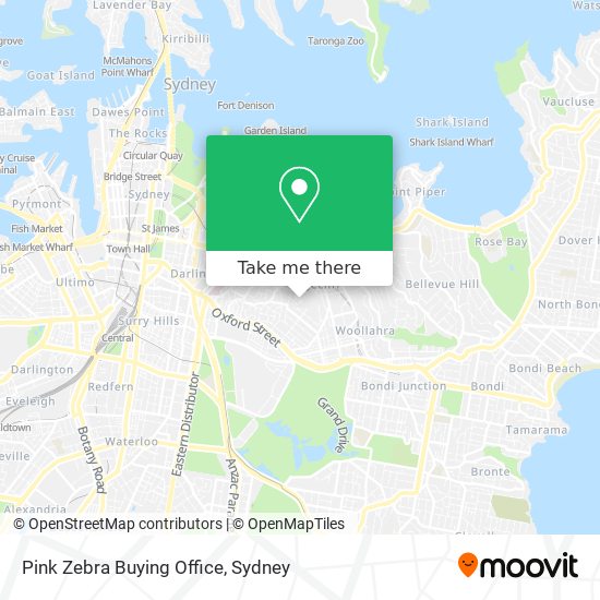 Pink Zebra Buying Office map