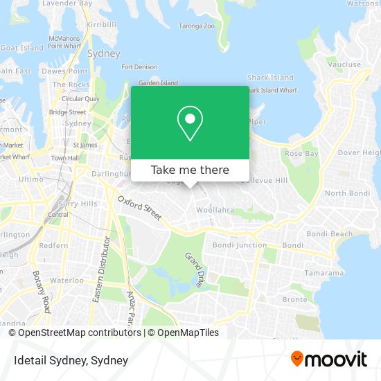 Idetail Sydney map