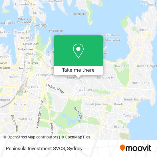 Peninsula Investment SVCS map