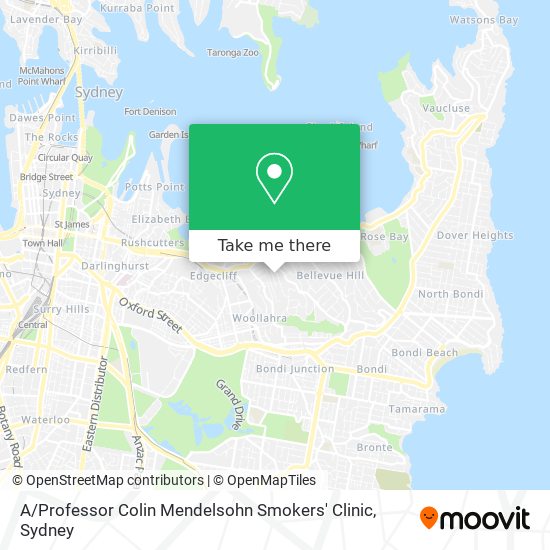 A / Professor Colin Mendelsohn Smokers' Clinic map