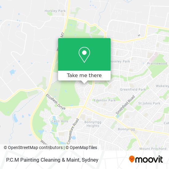 P.C.M Painting Cleaning & Maint map