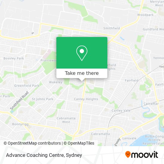 Mapa Advance Coaching Centre