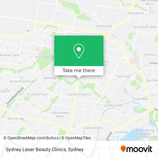 Sydney Laser Beauty Clinics map