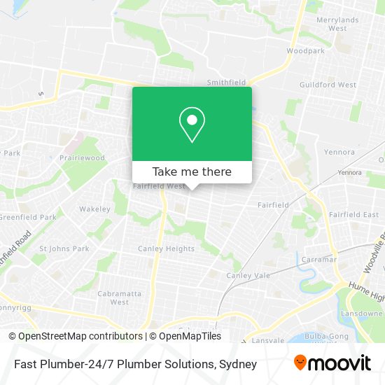 Mapa Fast Plumber-24 / 7 Plumber Solutions