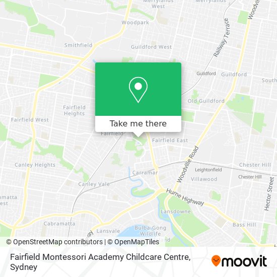 Fairfield Montessori Academy Childcare Centre map