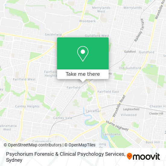 Mapa Psychorium Forensic & Clinical Psychology Services