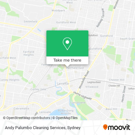 Mapa Andy Palumbo Cleaning Services