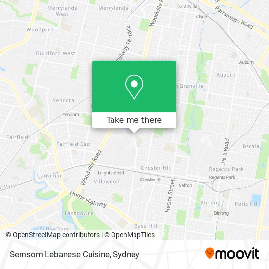 Semsom Lebanese Cuisine map