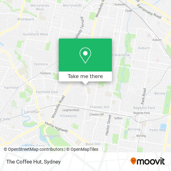 Mapa The Coffee Hut