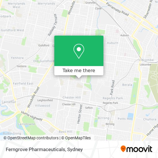 Ferngrove Pharmaceuticals map