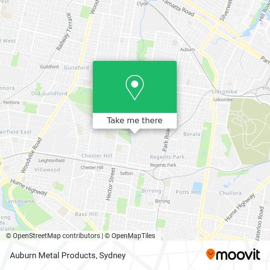 Auburn Metal Products map