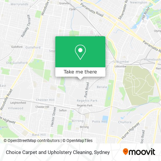 Choice Carpet and Upholstery Cleaning map