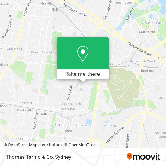 Thomas Tarmo & Co map