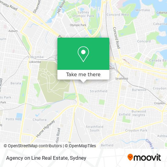 Agency on Line Real Estate map