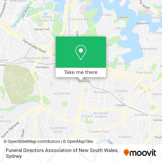 Mapa Funeral Directors Association of New South Wales