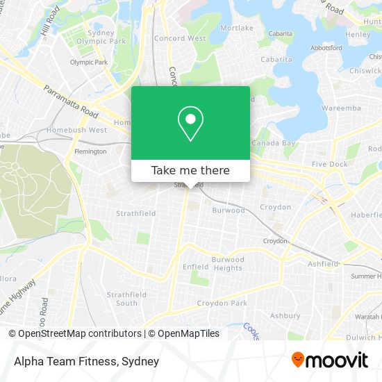 Alpha Team Fitness map