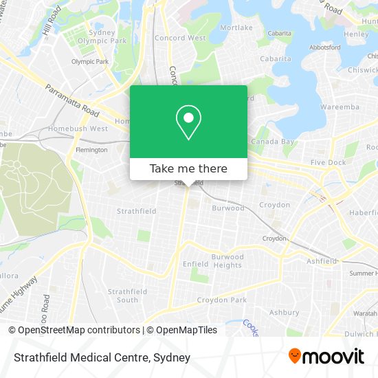 Strathfield Medical Centre map