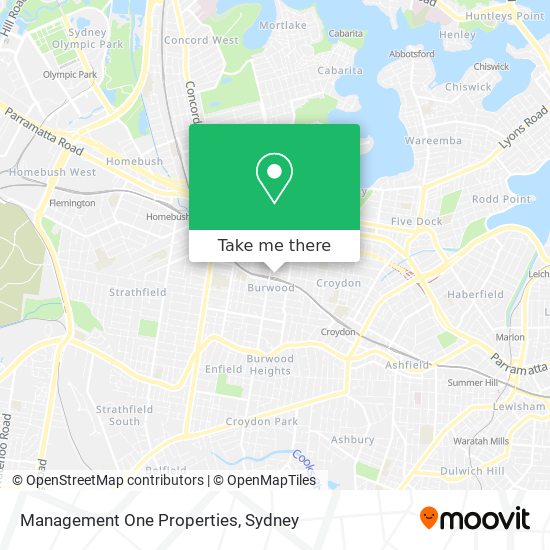 Management One Properties map