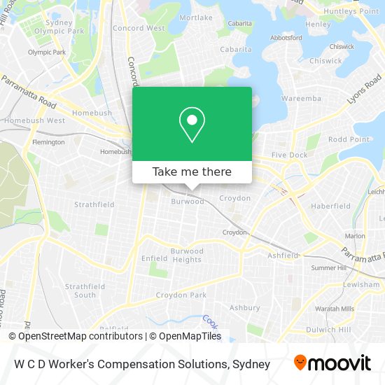 W C D Worker's Compensation Solutions map