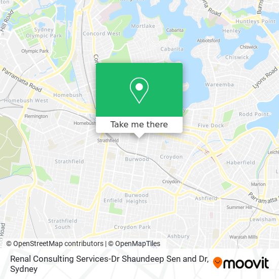 Renal Consulting Services-Dr Shaundeep Sen and Dr map