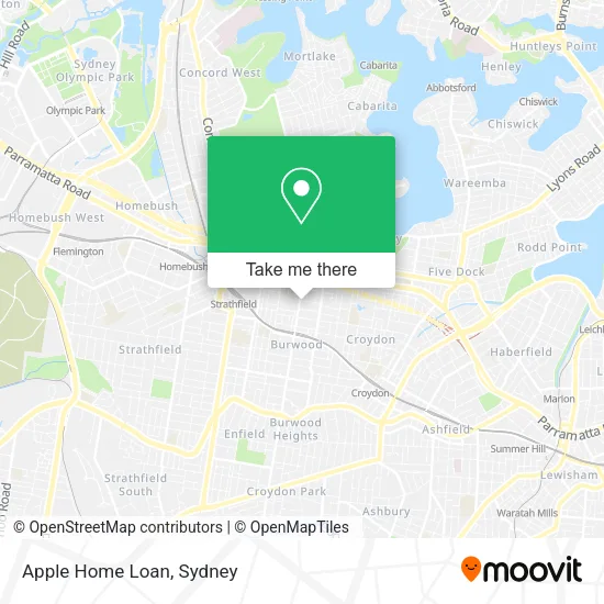 Apple Home Loan map