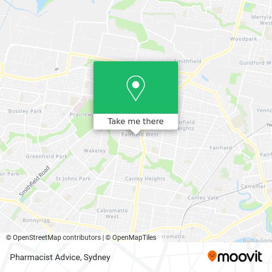 Pharmacist Advice map