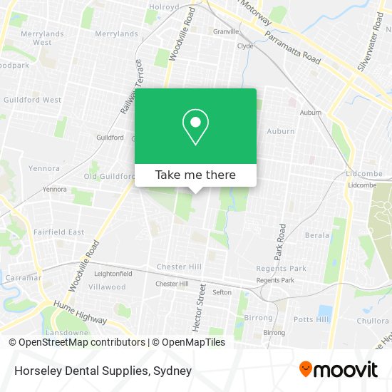 Mapa Horseley Dental Supplies