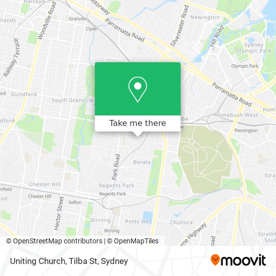 Uniting Church, Tilba St map