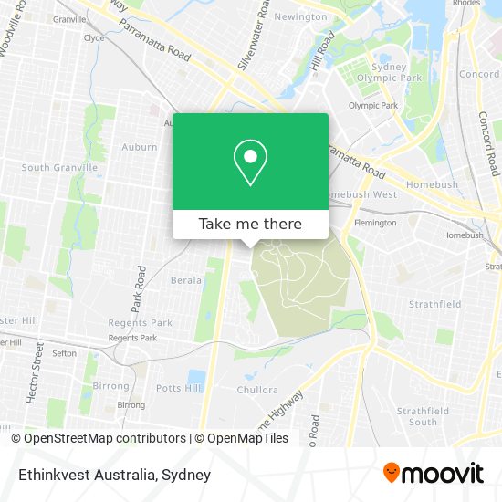 Mapa Ethinkvest Australia